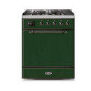 ILVE - Majestic II Series - 30 Inch Dual Fuel Freestanding Range Gas/Propane UM30DQNE3