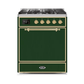 ILVE - Majestic II Series - 30 Inch Dual Fuel Freestanding Range Gas/Propane UM30DQNE3