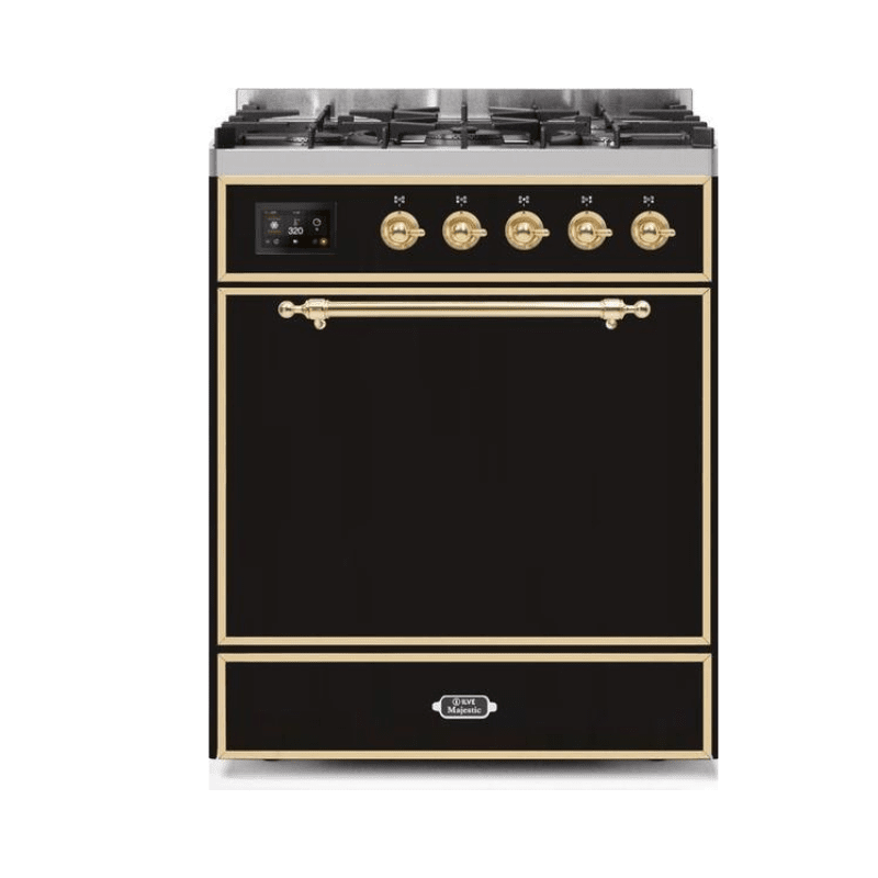 ILVE - Majestic II Series - 30 Inch Dual Fuel Freestanding Range Gas/Propane UM30DQNE3