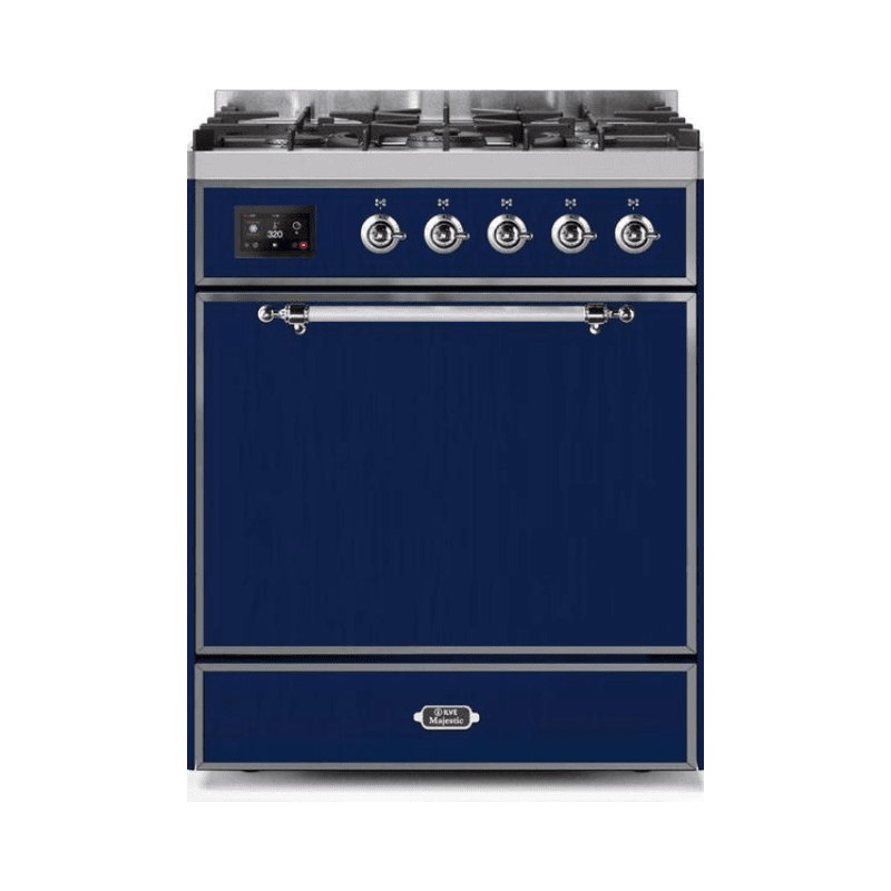 ILVE - Majestic II Series - 30 Inch Dual Fuel Freestanding Range Gas/Propane UM30DQNE3