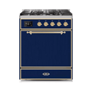ILVE - Majestic II Series - 30 Inch Dual Fuel Freestanding Range Gas/Propane UM30DQNE3
