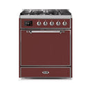 ILVE - Majestic II Series - 30 Inch Dual Fuel Freestanding Range Gas/Propane UM30DQNE3