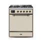 ILVE - Majestic II Series - 30 Inch Dual Fuel Freestanding Range Gas/Propane UM30DQNE3