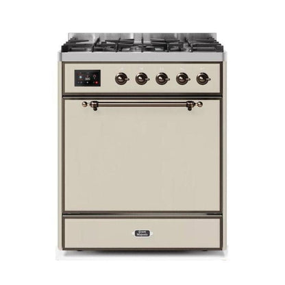 ILVE - Majestic II Series - 30 Inch Dual Fuel Freestanding Range Gas/Propane UM30DQNE3