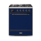 ILVE - Majestic II Series - 30 Inch Dual Fuel Freestanding Range Gas/Propane UM30DQNE3