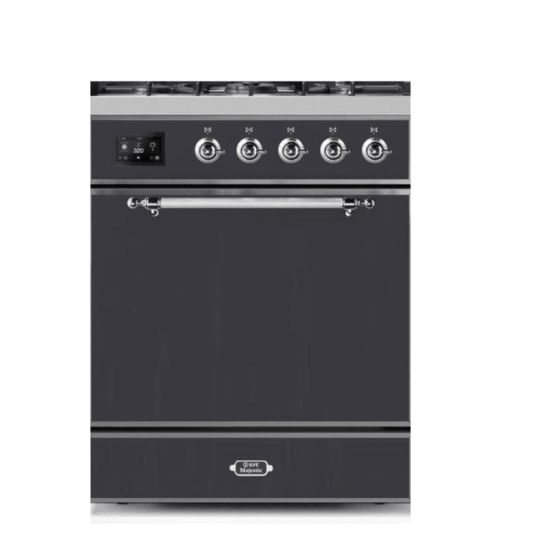 ILVE - Majestic II Series - 30 Inch Dual Fuel Freestanding Range Gas/Propane UM30DQNE3
