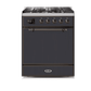 ILVE - Majestic II Series - 30 Inch Dual Fuel Freestanding Range Gas/Propane UM30DQNE3