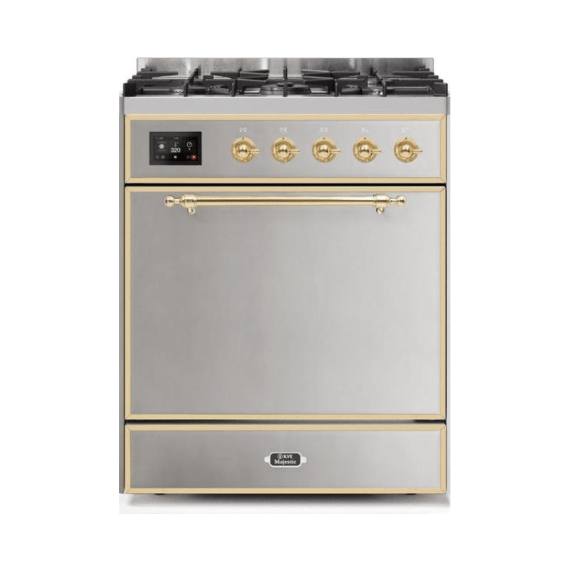ILVE - Majestic II Series - 30 Inch Dual Fuel Freestanding Range Gas/Propane UM30DQNE3