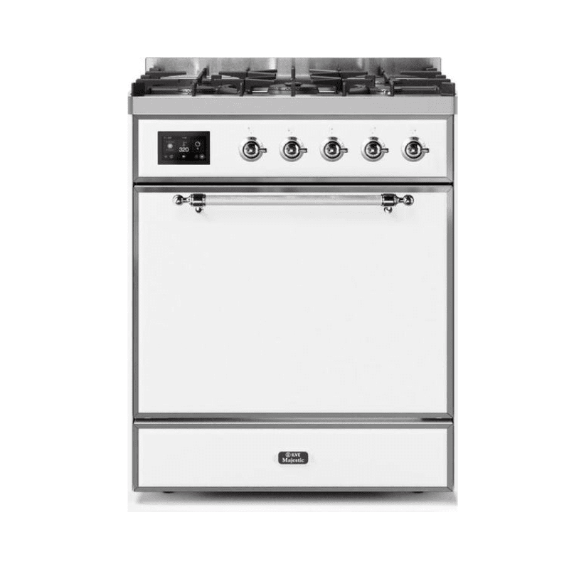 ILVE - Majestic II Series - 30 Inch Dual Fuel Freestanding Range Gas/Propane UM30DQNE3