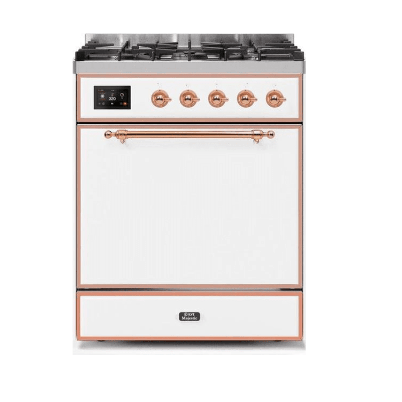 ILVE - Majestic II Series - 30 Inch Dual Fuel Freestanding Range Gas/Propane UM30DQNE3
