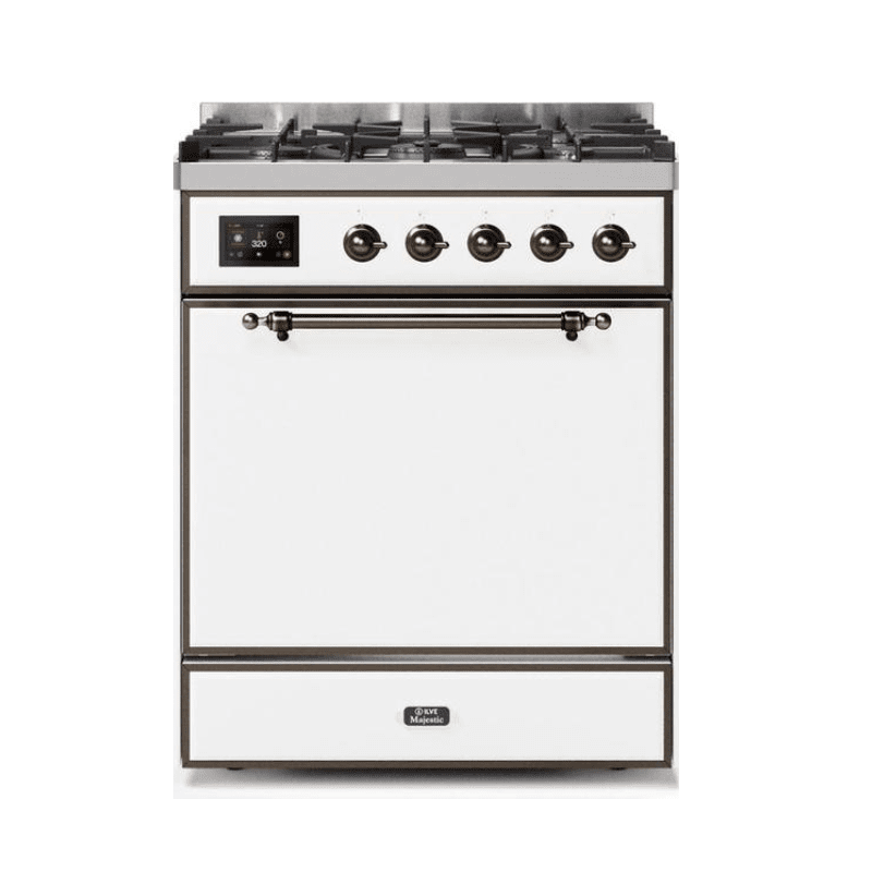 ILVE - Majestic II Series - 30 Inch Dual Fuel Freestanding Range Gas/Propane UM30DQNE3