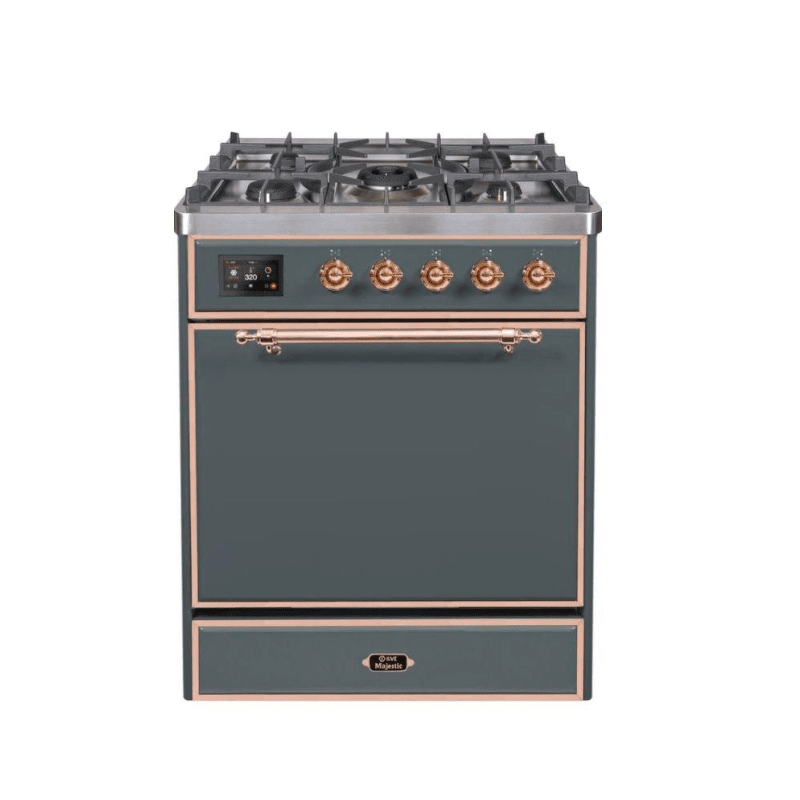 ILVE - Majestic II Series - 30 Inch Dual Fuel Freestanding Range Gas/Propane UM30DQNE3