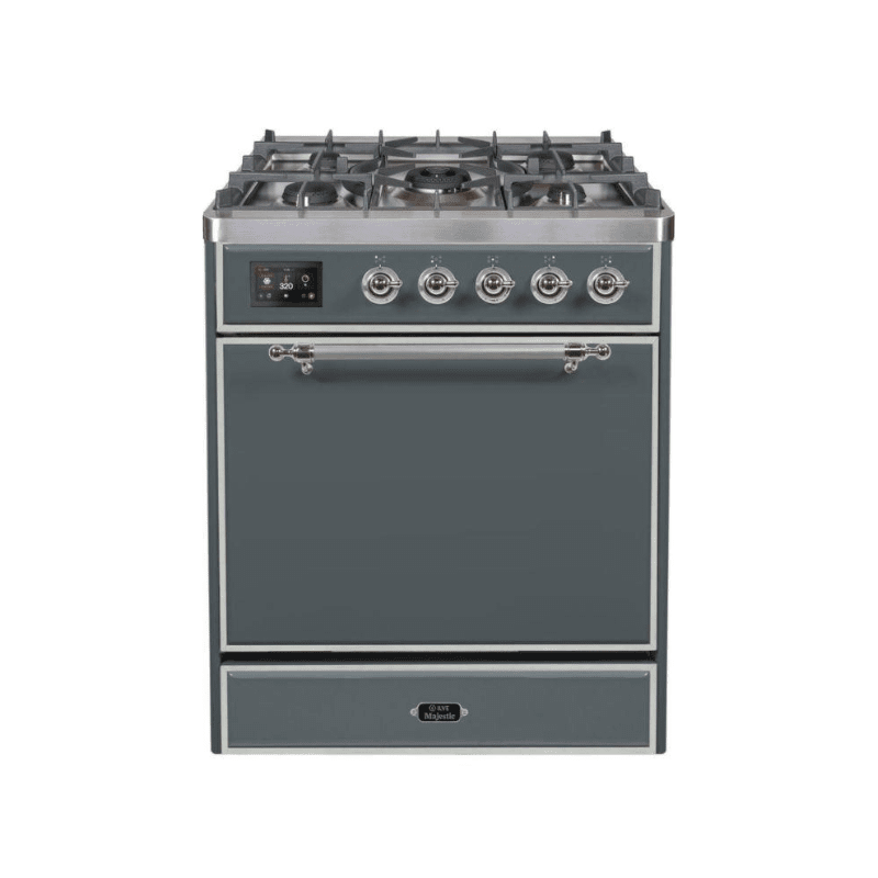ILVE - Majestic II Series - 30 Inch Dual Fuel Freestanding Range Gas/Propane UM30DQNE3