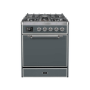 ILVE - Majestic II Series - 30 Inch Dual Fuel Freestanding Range Gas/Propane UM30DQNE3