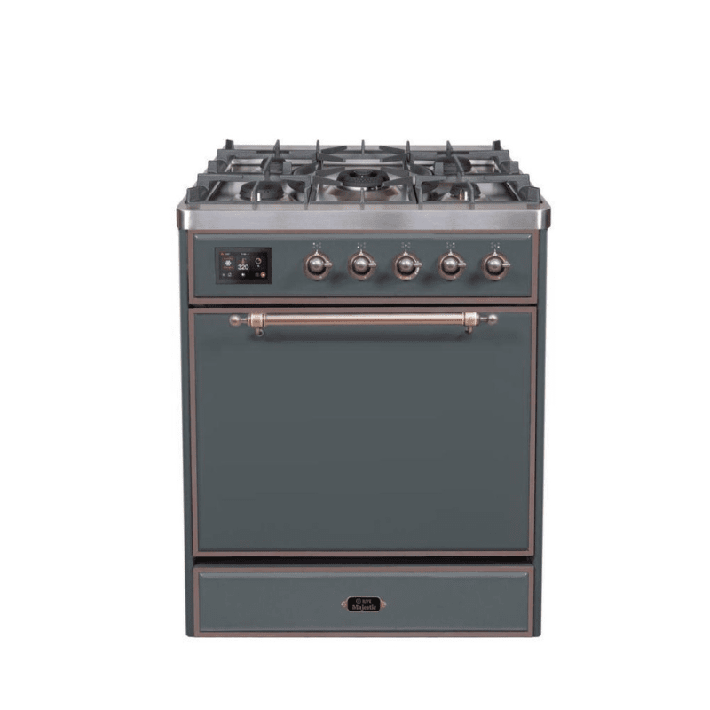 ILVE - Majestic II Series - 30 Inch Dual Fuel Freestanding Range Gas/Propane UM30DQNE3