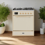 ILVE - Majestic II Series - 30 Inch Dual Fuel Freestanding Range Gas/Propane UM30DQNE3