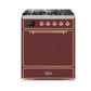ILVE - Majestic II Series - 30 Inch Dual Fuel Freestanding Range Gas/Propane UM30DQNE3