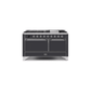 ILVE Majestic II Series 60 Inch Dual Fuel Freestanding Range Gas/Propane UM15FDQNS3