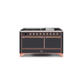 ILVE Majestic II Series 60 Inch Dual Fuel Freestanding Range Gas/Propane UM15FDQNS3