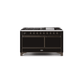ILVE Majestic II Series 60 Inch Dual Fuel Freestanding Range Gas/Propane UM15FDQNS3