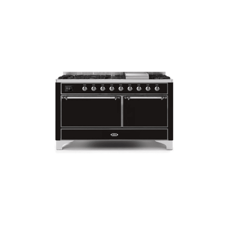 ILVE Majestic II Series 60 Inch Dual Fuel Freestanding Range Gas/Propane UM15FDQNS3