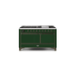 ILVE Majestic II Series 60 Inch Dual Fuel Freestanding Range Gas/Propane UM15FDQNS3