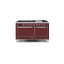ILVE Majestic II Series 60 Inch Dual Fuel Freestanding Range Gas/Propane UM15FDQNS3