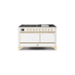 ILVE Majestic II Series 60 Inch Dual Fuel Freestanding Range Gas/Propane UM15FDQNS3