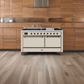 ILVE Majestic II Series 60 Inch Dual Fuel Freestanding Range Gas/Propane UM15FDQNS3