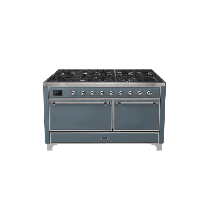ILVE Majestic II Series 60 Inch Dual Fuel Freestanding Range Gas/Propane UM15FDQNS3
