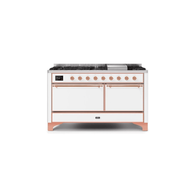 ILVE Majestic II Series 60 Inch Dual Fuel Freestanding Range Gas/Propane UM15FDQNS3