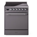 ILVE Nostalgie II 30" Electric Range with 4 Induction Elements Solid Door - UPI304QNMP
