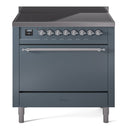 ILVE Nostalgie II 36" Electric Range with 6 Induction Elements Solid Door - UPI366QNMP