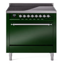 ILVE Nostalgie II 36" Electric Range with 6 Induction Elements Solid Door - UPI366QNMP