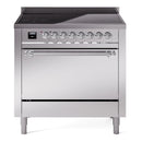 ILVE Nostalgie II 36" Electric Range with 6 Induction Elements Solid Door - UPI366QNMP