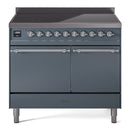ILVE Nostalgie II 40" Electric Range with 6 Induction Elements Solid Door - UPDI406QNMP
