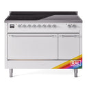 ILVE Nostalgie II 48" Electric Range with 6 Induction Elements Solid Door - UPI486QNMP