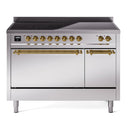 ILVE Nostalgie II 48" Electric Range with 6 Induction Elements Solid Door - UPI486QNMP