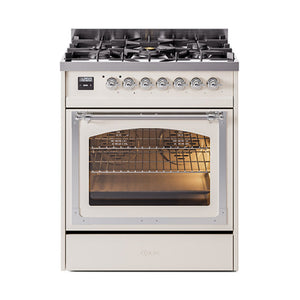ILVE Nostalgie II Noblesse 30″ Dual Fuel Range Triple Glass Door - UN30NMP