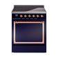 ILVE Nostalgie II Noblesse 30″ Induction Freestanding Range with Solid Door - UNI304QNMP