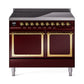 ILVE Nostalgie II Noblesse 40″ Induction Freestanding Range with Solid Door - UNDI406QNMP