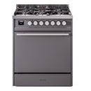 ILVE Professional Plus II 30″ Dual Fuel Range with Solid Door - UP30QMP