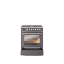 ILVE Professional Plus II 30-Inch Freestanding Dual Fuel Range with 5 Sealed Burner - UP30WMP
