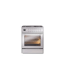 ILVE Professional Plus II 30-Inch Freestanding Dual Fuel Range with 5 Sealed Burner - UP30WMP