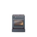 ILVE Professional Plus II 30-Inch Freestanding Dual Fuel Range with 5 Sealed Burner - UP30WMP