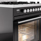 ILVE Professional Plus II 30-Inch Freestanding Dual Fuel Range with 5 Sealed Burner - UP30WMP