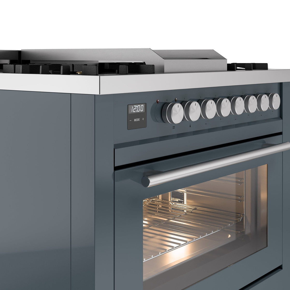 ILVE Professional Plus II 36-Inch Freestanding Dual Fuel Range with 6 Sealed Burner - UP36FWMP