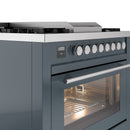 ILVE Professional Plus II 36-Inch Freestanding Dual Fuel Range with 6 Sealed Burner - UP36FWMP