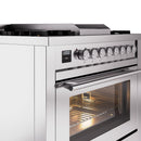 ILVE Professional Plus II 36-Inch Freestanding Dual Fuel Range with 6 Sealed Burner - UP36FWMP