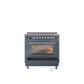 ILVE Professional Plus II 36-Inch Induction Range - UPI366WMP